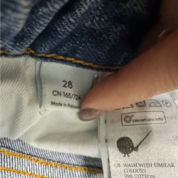 Monki Zami high waist straight leg ankle jeans - Picture 9 of 13